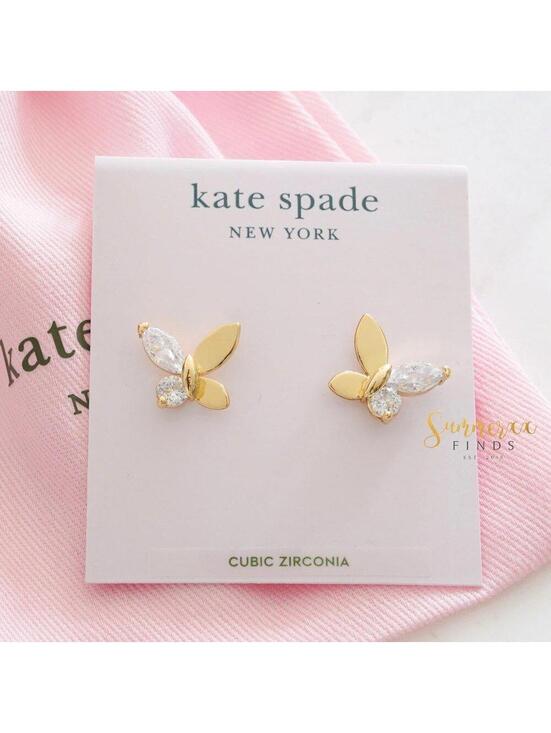 kate spade Jewelry - Kate Spade Social Butterfly Stud Earrings